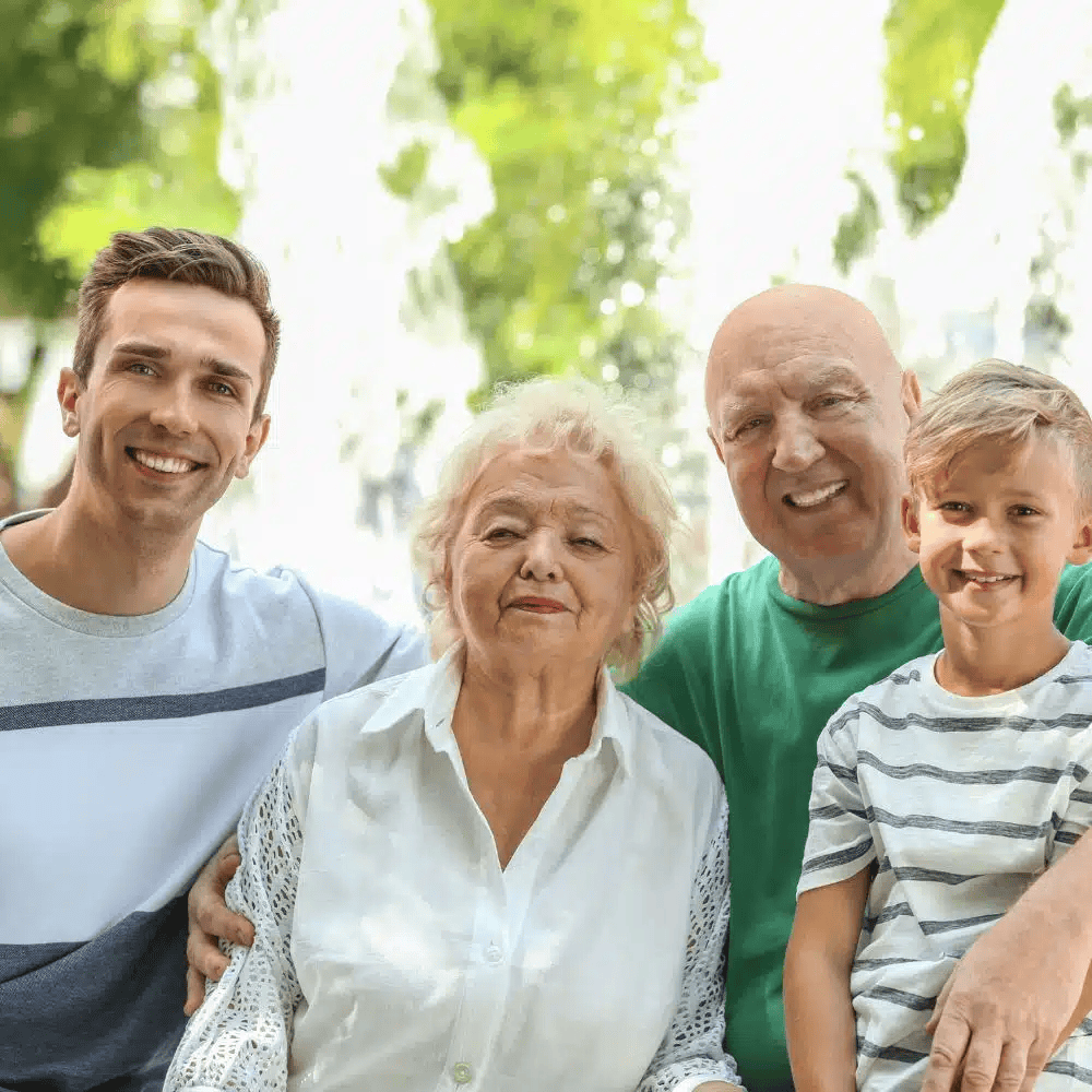 Happy Family supported by Wingman Home Care